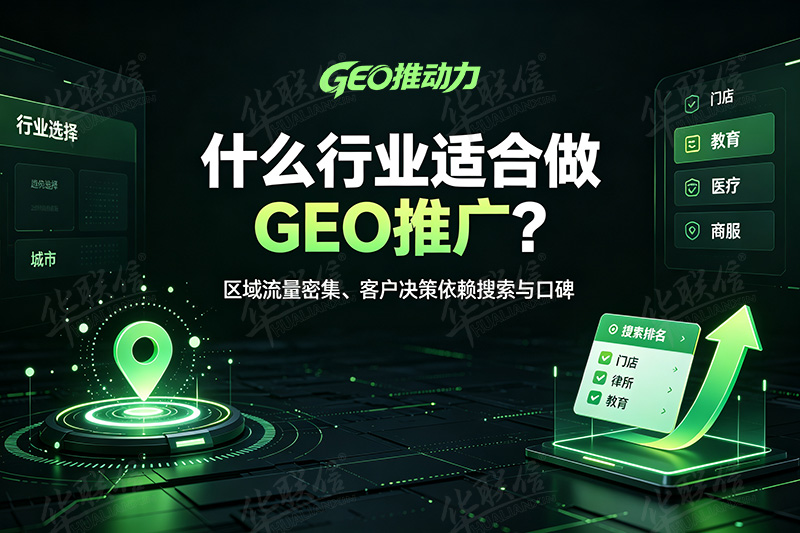 geo优化代运营：什么行业适合做GEO推广？